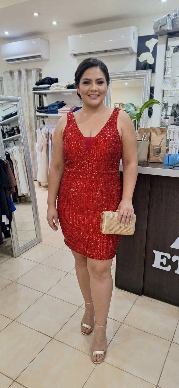 Vestido Crepe Negro