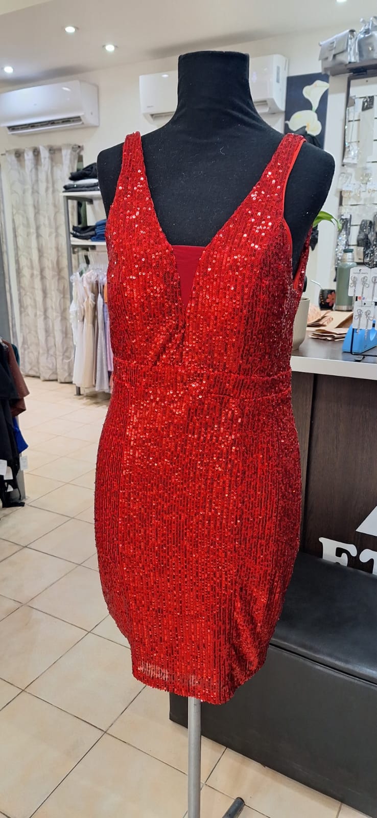 Vestido Crepe Negro